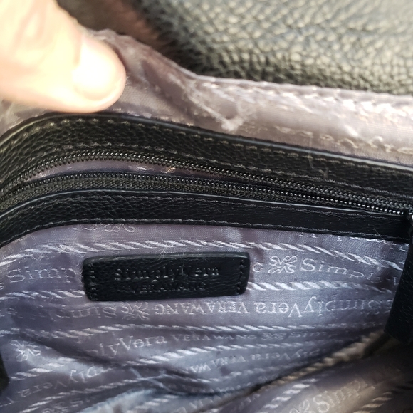 Retired Vera Wang Teal Pearl Forest Quilted Bag Purse Good Condition - Picture 9 of 13